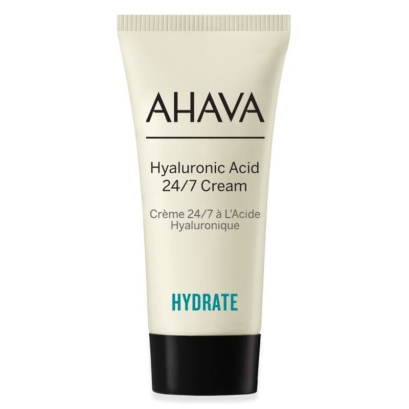 AHAVA HYDRATE 24/7 VEIDO KREMAS SU HIALURONO RŪGŠTIMI, 15ml