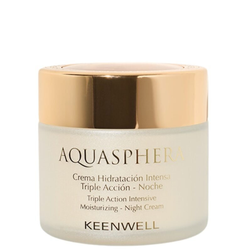 KEENWELL AQUASPHERA TREJOPO POVEIKIO INTENSYVIAI DRĖKINANTIS NAKTINIS KREMAS, 80 ml - Image 2