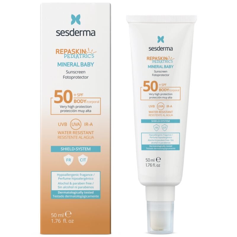SESDERMA REPASKIN PEDIATRICS APSAUGINIS KREMAS NUO SAULĖS VAIKAMS SPF 50, 50 ml