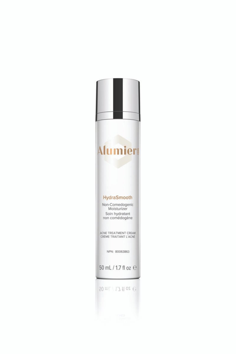 ALUMIER „HYDRASMOOTH™“ DRĖKINANTIS IR PORŲ NEUŽKEMŠANTIS KREMAS AKNĖS PAŽEISTAI ODAI, 50 ML